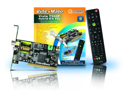 youpc - #tuner #tv #compro #videomate #vista T500F doskonały do Media Center,http://w...