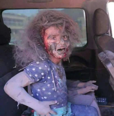P.....u - #syria #rakka

Ładne dziecko, szkoda że "bomby były złe", więc w TV nie b...