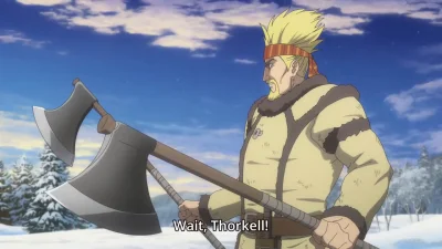 ssjfrytek - Co ten Thorkell ᕙ(⇀‸↼‶)ᕗ 
bonus w komentarzu
#animedyskusja #vinlandsag...