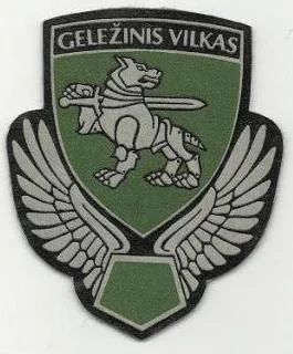johanlaidoner - Naszywka specjalnego oddziału litewskiej armii- Geležinis Vilkas (Żel...