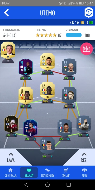 Robertcav - Coś byście zmienili? Myślicie że Van da rade na 8 zgrania? 
#fut #fifa19