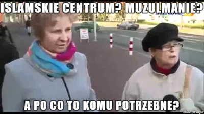 M.....r - Właśnie zapytaliśmy przechodniów co myślą o budowie Islamskiego centrum w B...