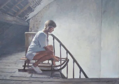 Hoverion - Alex Russell Flint 
The Tobogganist
#malarstwo #sztuka #obrazy #estetion