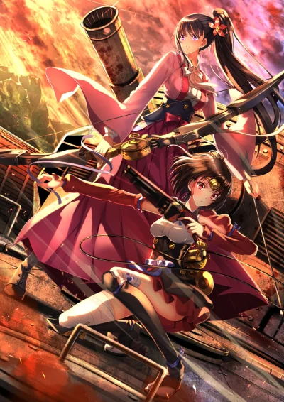 Sentox - #randomanimeshit #koutetsujounokabaneri #ayameyomogawa #mumei #girlsandguns ...