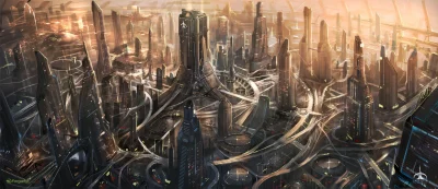 enforcer - "City" - autor: Romain SUREAU
#art #digitalart #enforcercontent #futureco...