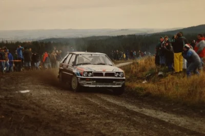 Karbon315 - 26 lat temu Juha Kankkunen (Lancia Delta Integrale 16V) wygrał RAC Rally ...