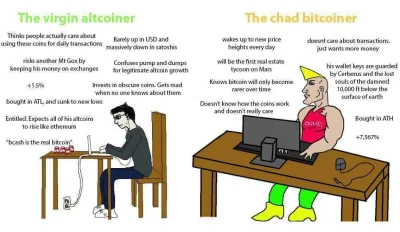 bitcoholic - Dwa typy bitcoinerów: 
#kryptoheheszki
