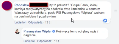 MWittmann - Widzę, że Wipler teraz przeszedł do fazy grożenia pozwami sądowymi za zni...