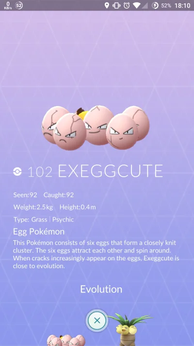 paul43 - Exeggcute ma zerowy/prawie zerowy flee rate?
#pokemongo