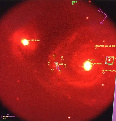 d.....4 - M51 sfotografowana przez teleskop SOFIA znajdujący się na pokładzie zmodyfi...