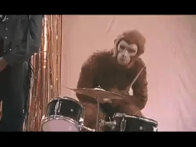 Synekdocha - Zrobiłem małpę grającą na perkusji.

#gfycat