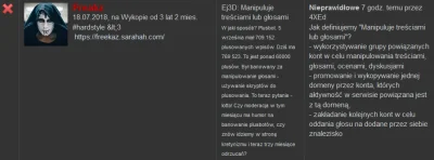 A.....c - Nie wiem czy banów już miał 3 czy 5 za manipulacje/używanie skryptów do plu...