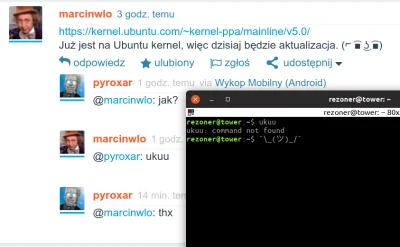 rezoner - Przedstawiam wam krótki skecz pod tytułem typowy użytkownik Ubuntu