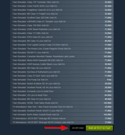 HoRsHiN - @prytkaaa: a nikogo nie dziwi Train simulator i DLC za 24 201,64zł