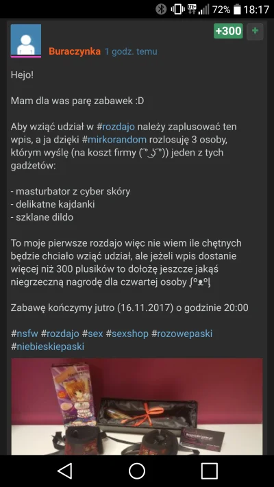 juch11111 - @Buraczynka: 300 ;D coś wygrałem?

Kajdanki są super. I z narzeczoną ch...