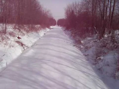 starnak - Pociąg oranie śniegu.