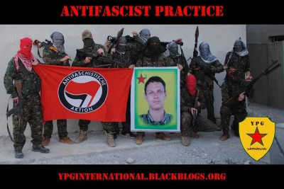 t.....n - Antifa rekrutuje do walki z ISIS 

 "Comrades, we are looking for Anti-Fas...