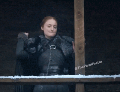 Byku-z-Plastiku - Sansa podczas bitwy z nieumarłymi
#got #graotron #heheszki