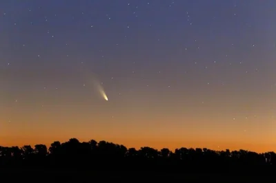 rokitek - dziś ma być troszkę widać kometę na niebie,ktoś widział coś już? #astronomi...