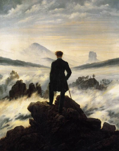 Nemezja - @wujeklistonosza 
Wędrowiec nad morzem mgły, a Twój ulubiony obraz?