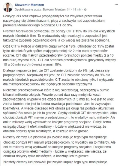 RolandoMaran - Sławomir Mentzen obnaża "pokazuchę" Morawieckiego.