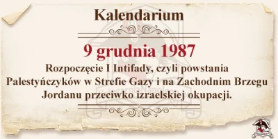 ksiegarnia_napoleon - #palestyna #Izrael #intifada #historia #kalendarium