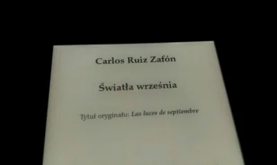 wspodnicynamtb - 119 - 1 = 118

Światła września
Carlos Ruiz Zafón

To pierwsza książ...