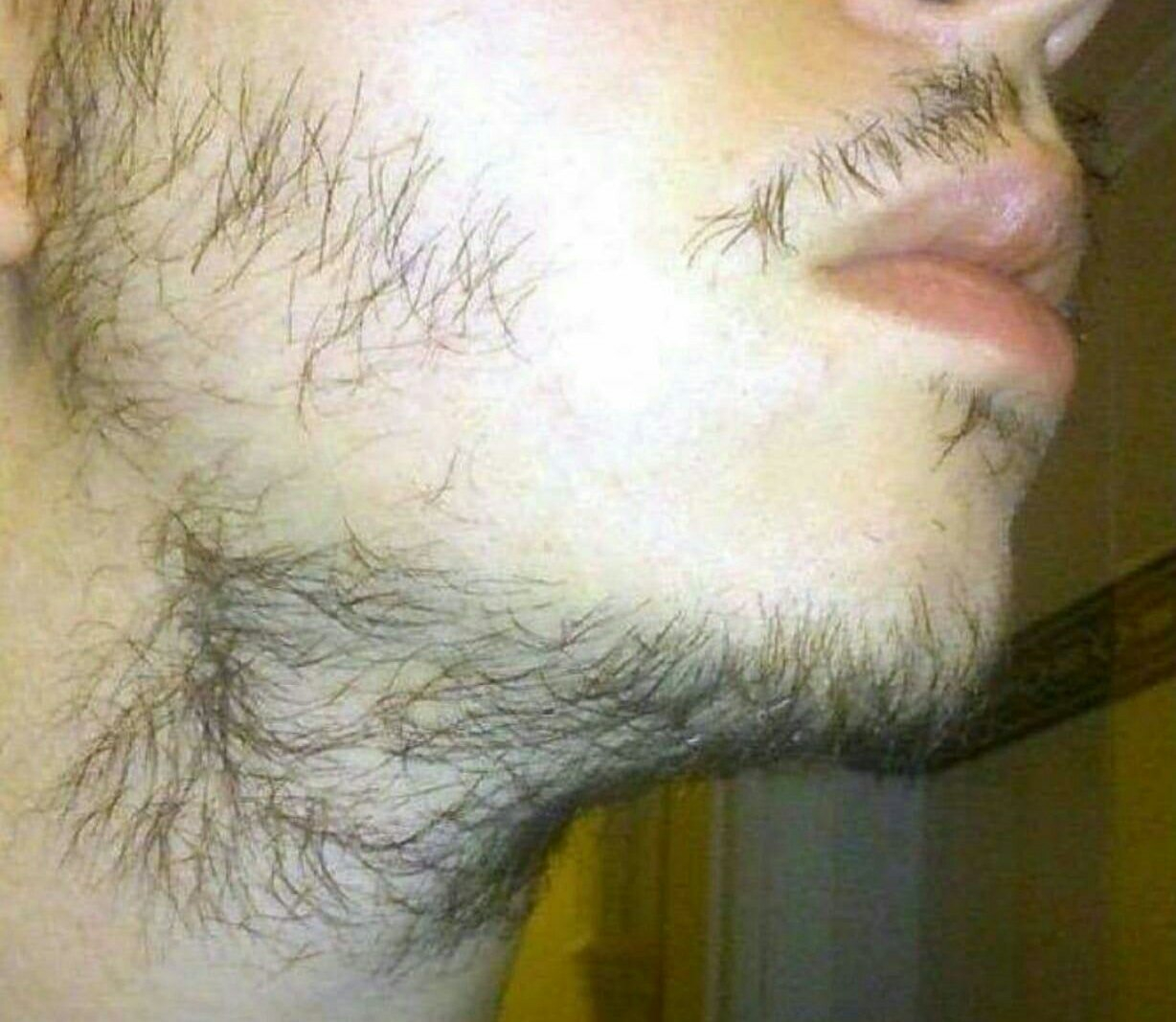 Борода линия подбородка