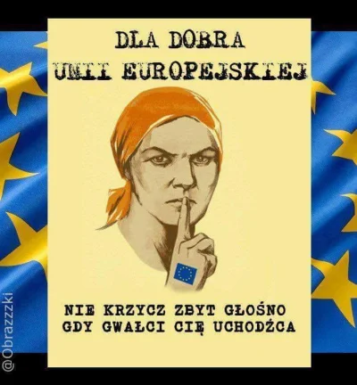 jednorazowka - Nie krzycz, gdy gwałci cię uchodźca!
#uniaeuropejska #lewica #wolność...