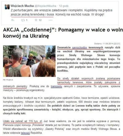 wojtk - Gazeta Polska kupiła złom i pod nazwą konwoju humanitarnego wysyła na Ukrainę...