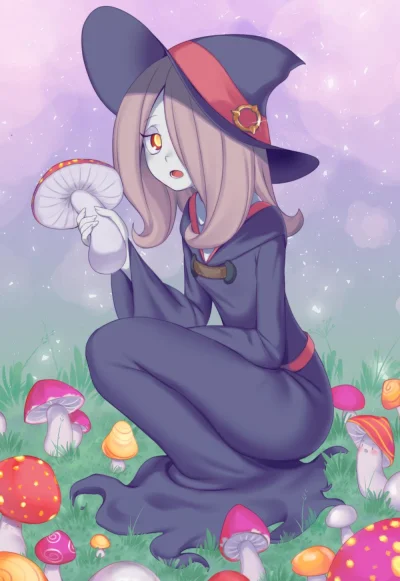 LlamaRzr - #randomanimeshit #littlewitchacademia #sucymanbavaran #blushedface #redeye...