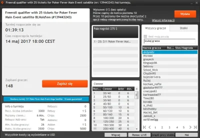 PokerGround - Zarejestrowanie do FREEROLLA, który może zagwarantować Wam udział w wie...