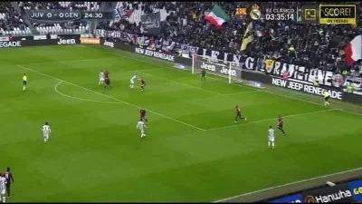 mactrix - Gol Teveza w meczu Juventus-Genoa był jednym z najsilniejszych strzałów w h...