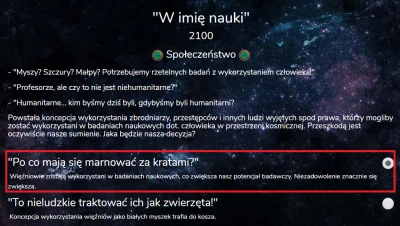 Cesarz_Polski - Testy na ludziach, to klucz do sukcesu. Grupę badawczą rozszerzyłbym ...