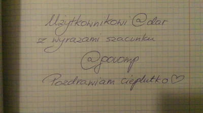 gouomp - Proszę bardzo @dar, oto mój autograf 
#gownowpis