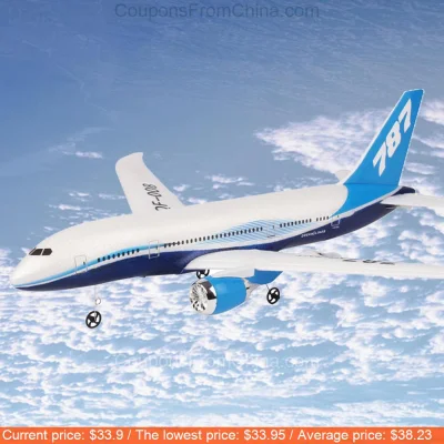 n____S - QF008-Boeing 787 RC Airplane 2 Batteries RTF - Banggood 
Cena: $33.90 (128....