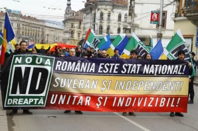 PatologiiZew - > Rumuńska Nowa Prawica (Noua Dreaptă) zorganizowała w niedzielę w Klu...