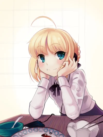 LlamaRzr - #randomanimeshit #fate #fatestaynight #saber #artoriapendragon #blushedfac...