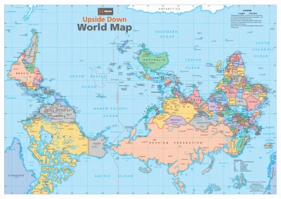 musi3k - mapa świata oczami Australijczyka