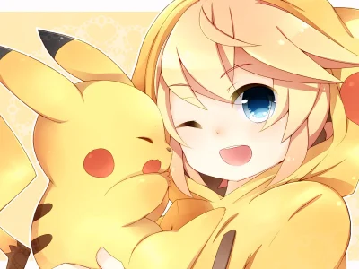 BlueFeather - #randomanimeshit #vocaloid #pokemon #kagaminelen #pikachu