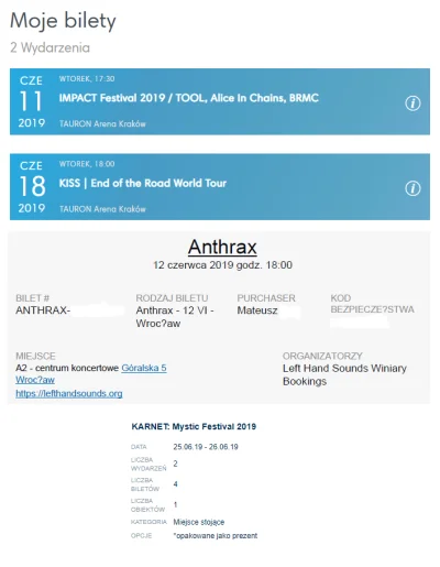 ThrashMetal - Ruszyła sprzedaż biletów na koncert #anthrax! Czerwiec w tym roku wyglą...