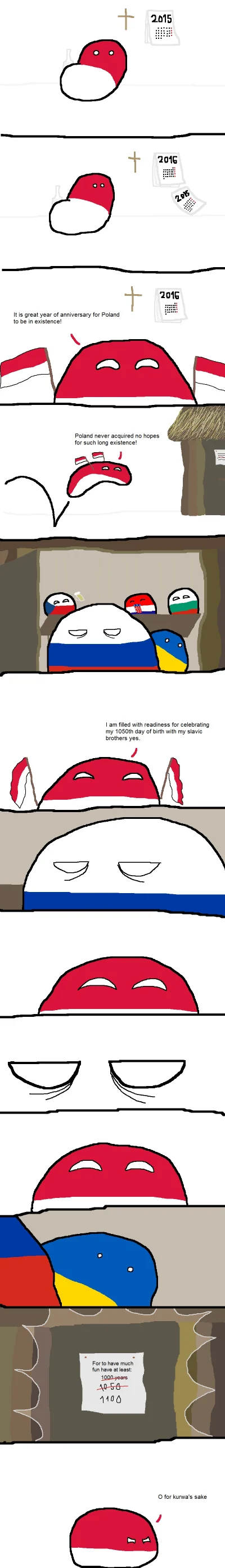 Zalbag - #historia
#polandball
#humorobrazkowy
#heheszki
1050-lecie Chrztu Polski...