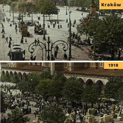 bylem_bordo - Krakowski rynek 100 lat temu. 

#krakow #architektura #historia #pols...