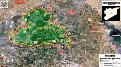 rybak_fischermann - Nowa mapa wschodniej Ghouty od Peto

#syria #mapywojskowe #mapy...