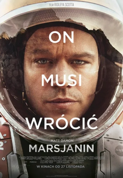 Nedved - Właśnie wróciłem z "Marsjanina" i miazga! 

SPOILER

#marsjanin #kosmos ...