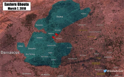 piotr-zbies - Do podziału worka we wschodniej Gucie zostało 1300 metrów...

#syria ...