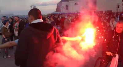 chybanie - Kibice organizujący akcję społeczną z okazji sukcesu nie mogą świętować. Z...