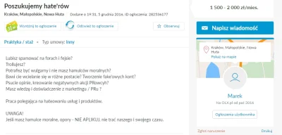 olga-letycja - @olga-letycja: Jeszcze godzinę temu wisiało na olx. W tym biznesie, ja...