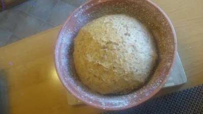 pucka25 - razem z @acidd, pierwszy raz w naczyniu rzymskim taki o to chleb nam wyszed...