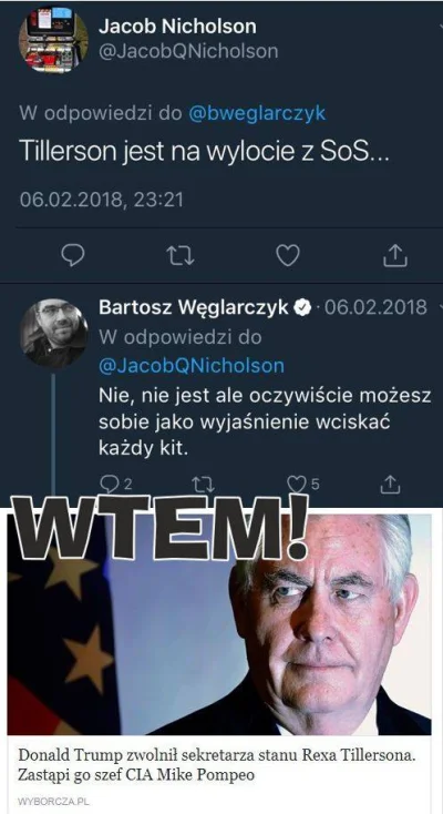 drMuras - @Haqim: Może wystarczy że przejrzysz twittera Bartosza Węglarczyka ? Pomogę...